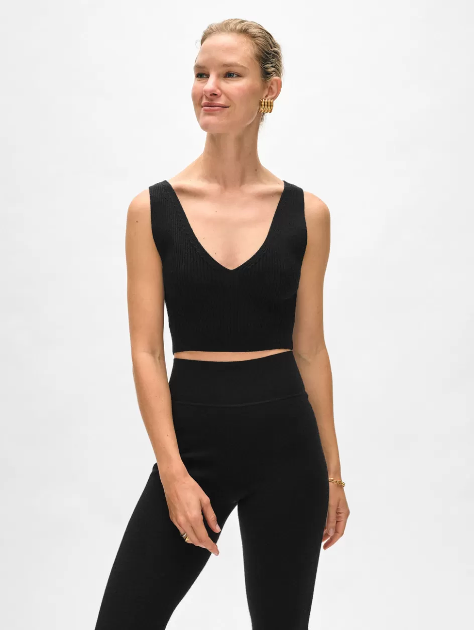 White + Warren Lounge-superfine merino bralette