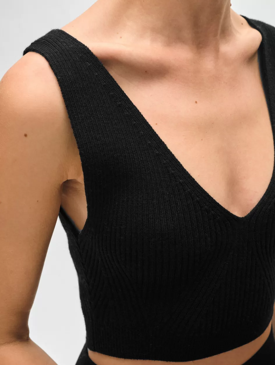 White + Warren Lounge-superfine merino bralette