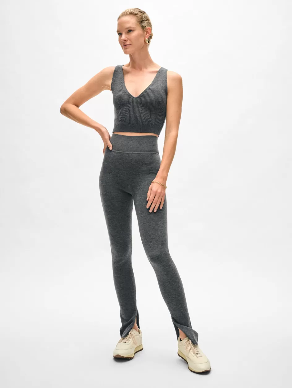 White + Warren Lounge-superfine merino zip leggings