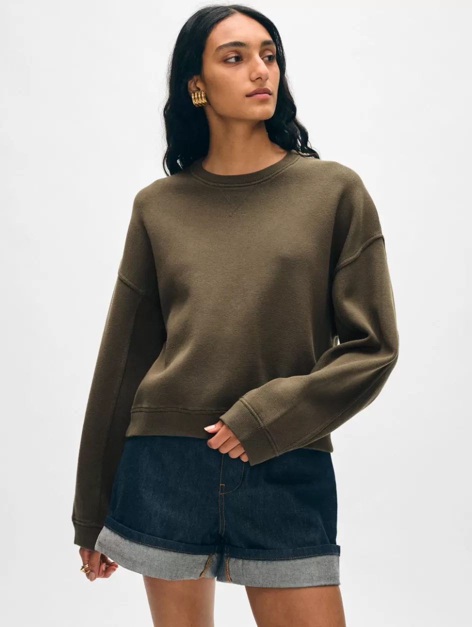 White + Warren Sweaters-superfine organic cotton sweatshirt
