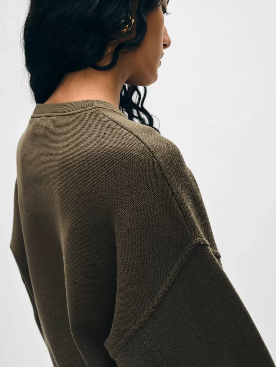 White + Warren Sweaters-superfine organic cotton sweatshirt