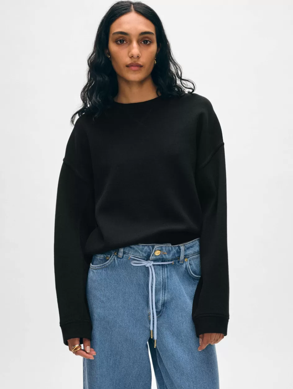 White + Warren Sweaters-superfine organic cotton sweatshirt