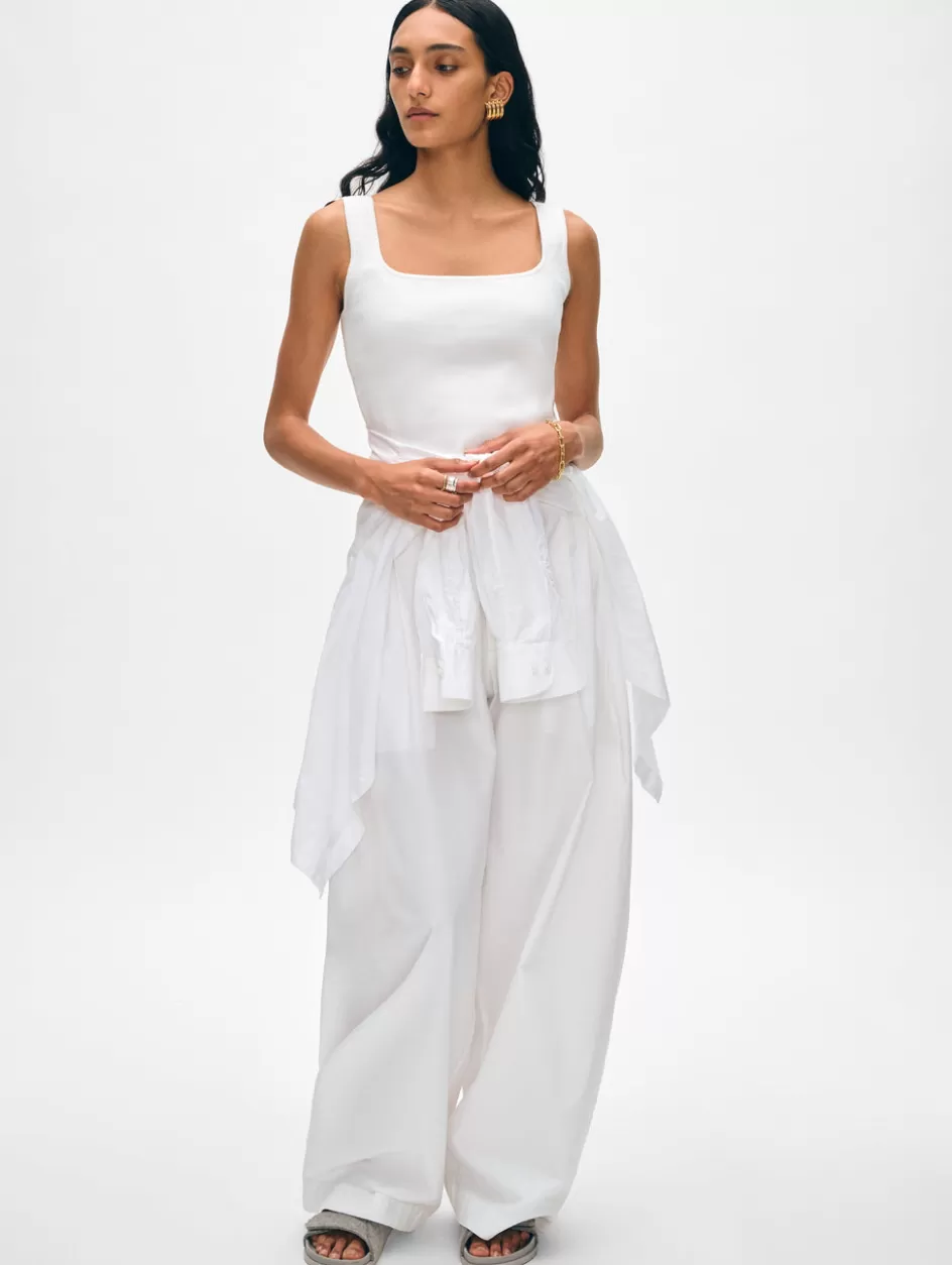 White + Warren Tops-superfine organic cotton tank